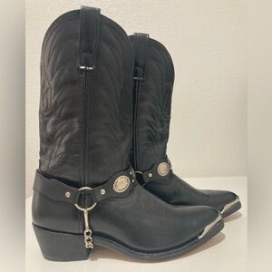 Men’s black Laredo cowboy boots size 8 1/2